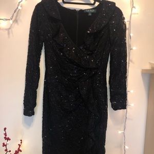 Black long sleeve dress Lauren, Ralph Lauren